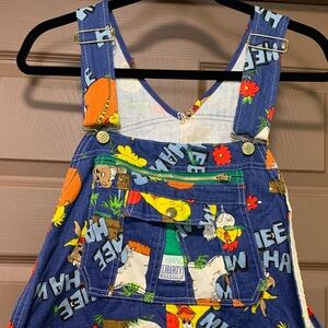 Liberty Hee Haw Blue Print Overalls